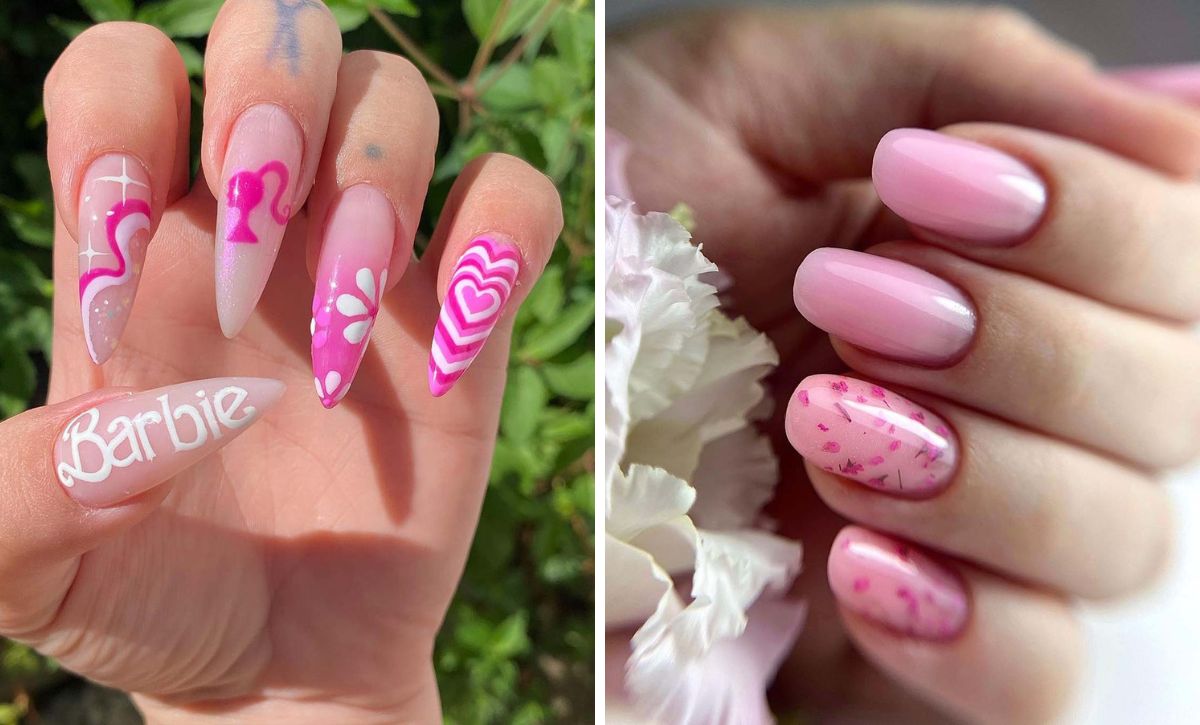 Barbie Nails Acrylic Ideas