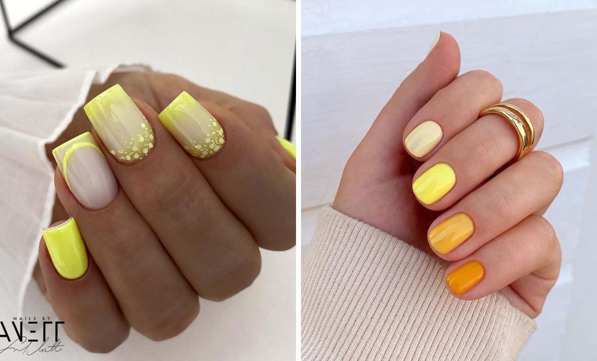 Yellow Summer Nails