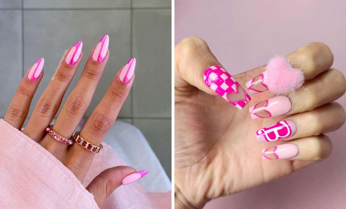 Barbie Nail Design Ideas