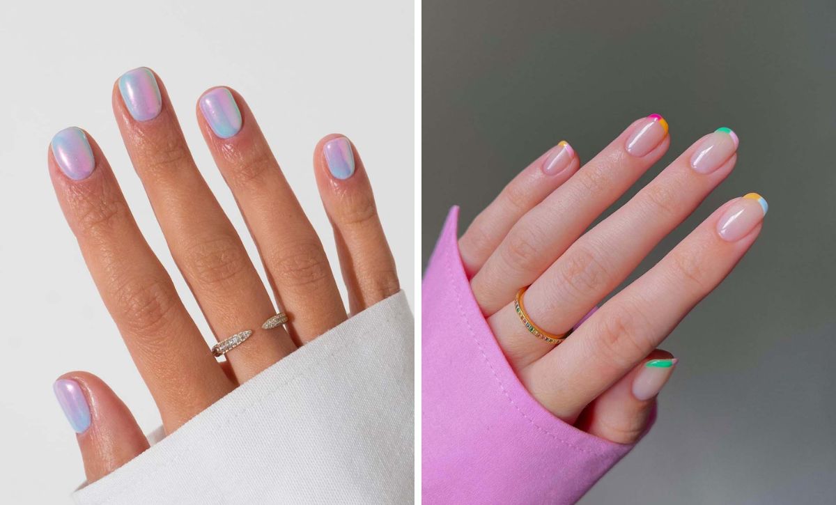 Chic Short Acrylic Summer Nail Ideas