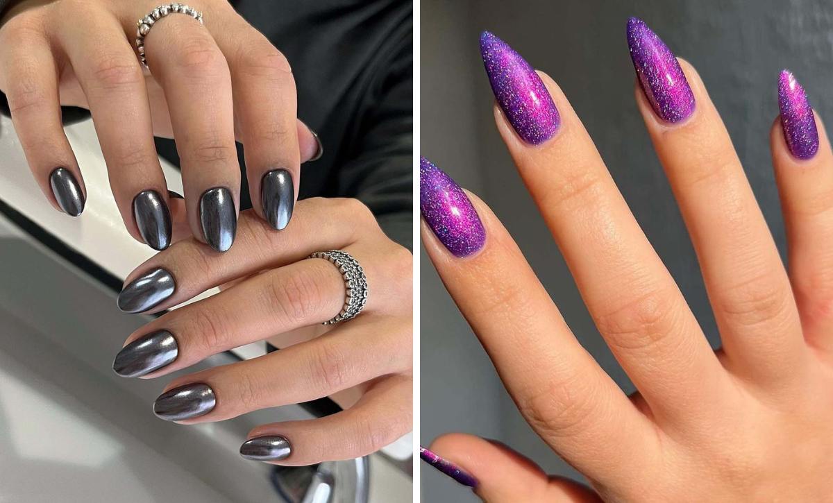 Gel Nails Chrome Ideas