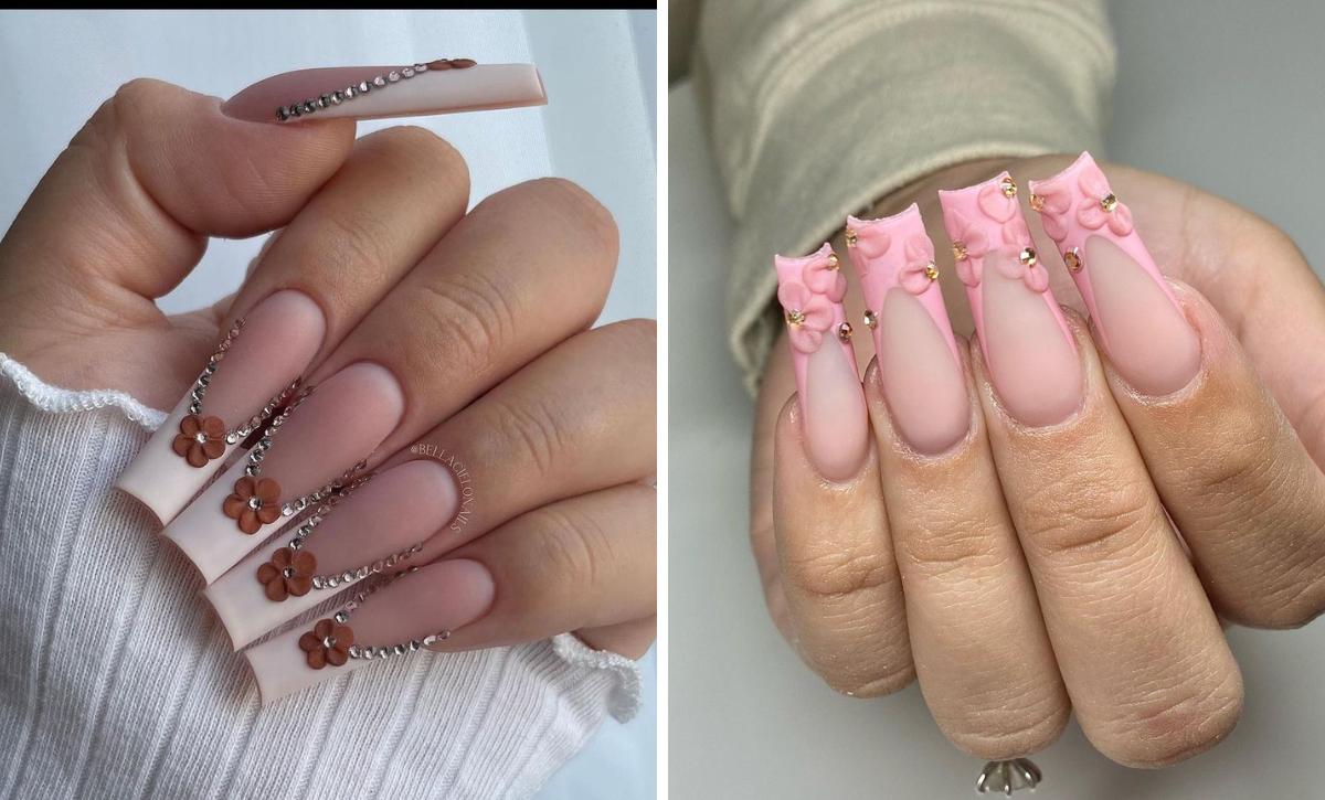Summer Acrylic Coffin Nail Ideas