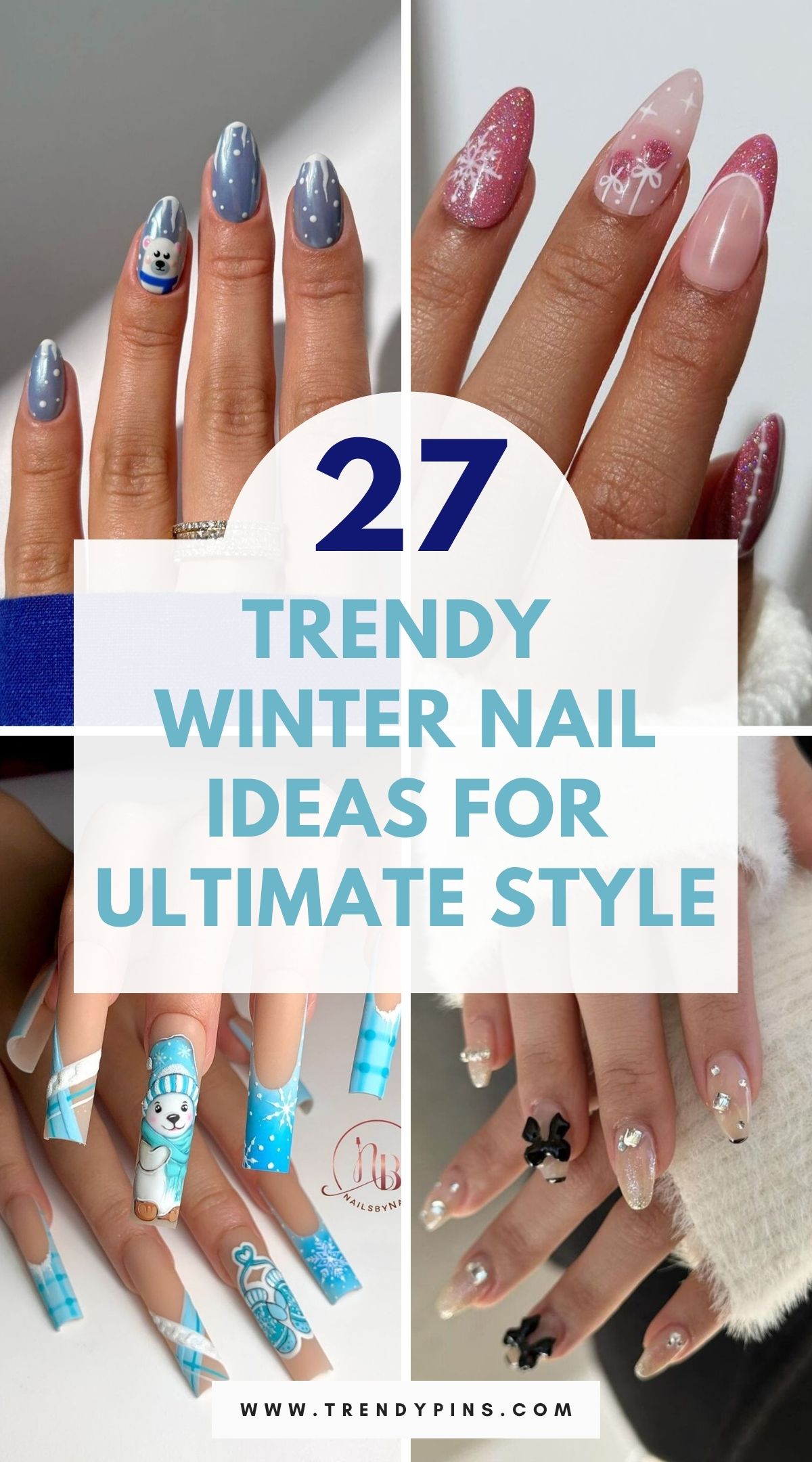 nail art ideas for winter