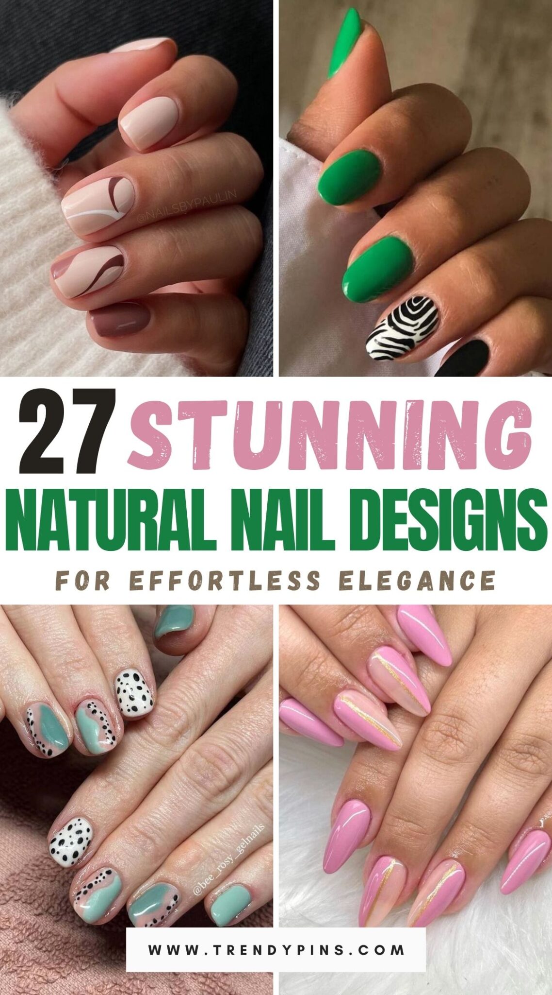 27 Gorgeous Natural Nail Ideas Perfect for Everyday Elegance
