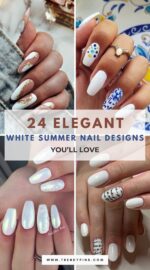 24 Stunning White Summer Nail Trends To Try Now 4