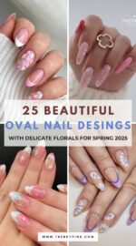 25 Gorgeous Oval Nails With Floral Accents Perfect For Spring 2025 4