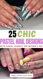 25 Elegant Mother S Day Nails In Soft Pastels With Floral Accents 2
