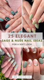25 Soft Matte Spring Nails In Sage Green And Nude For A Minimalist Look 4
