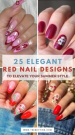 25 Stunning Red Nail Designs To Rock This Summer 4