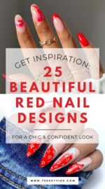 25 Stunning Red Nail Designs To Rock This Summer 5