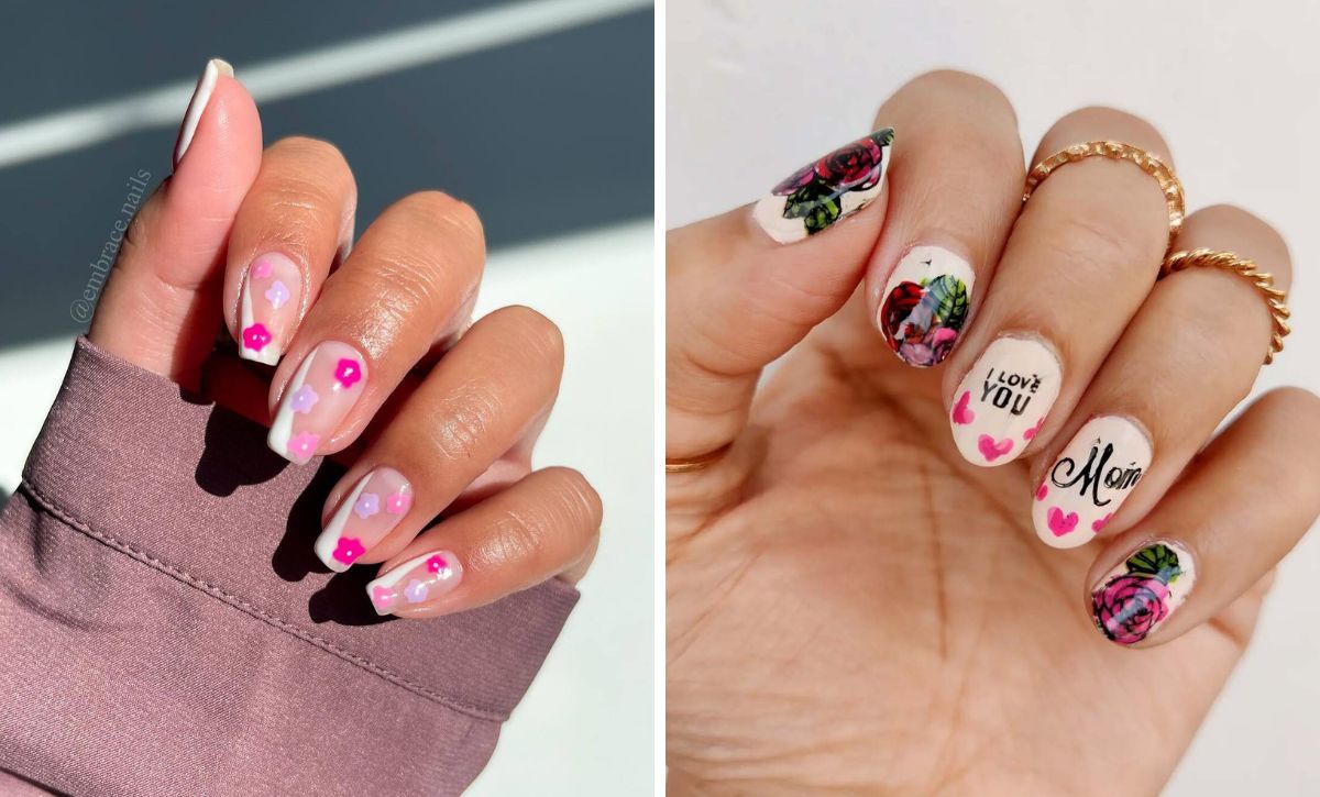 26 Floral Gel Nails For Early Mother’s Day Chic And Simple