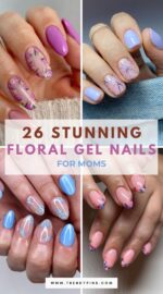 26 Floral Gel Nails For Early Mothers Day Chic And Simple 4