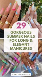 29 Stunning Long Summer Nail Ideas To Elevate Your Style 3