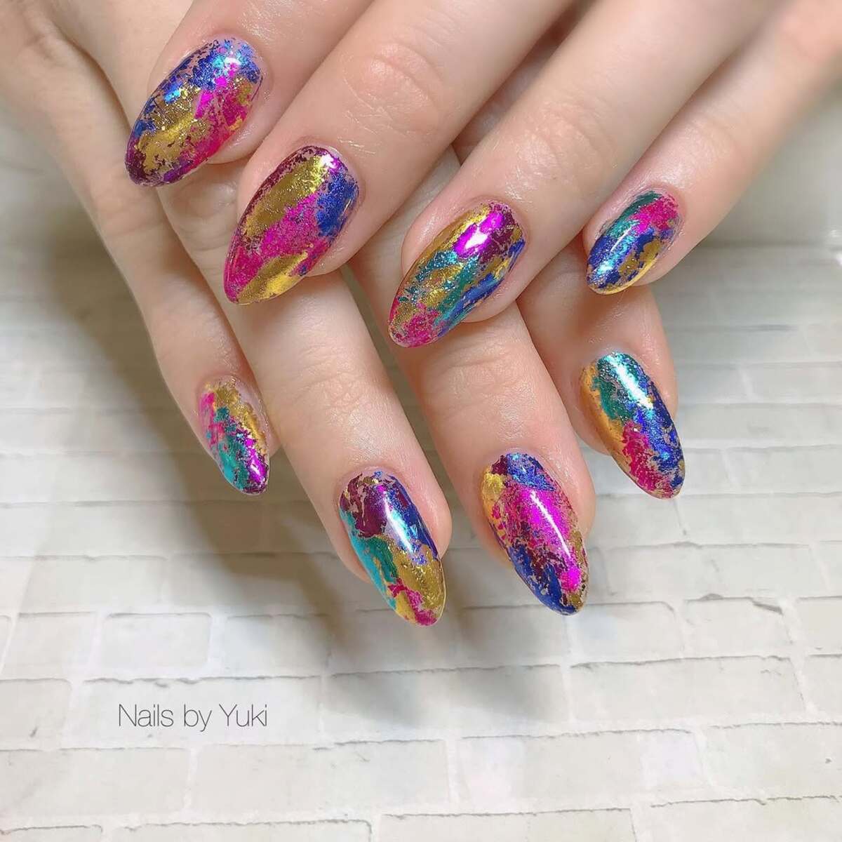 1. Bold and Vibrant Foil Explosion