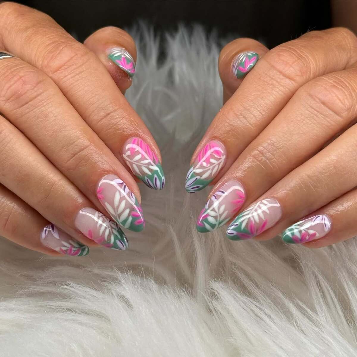 13. Soft Tropical Leaves with a Modern Twist