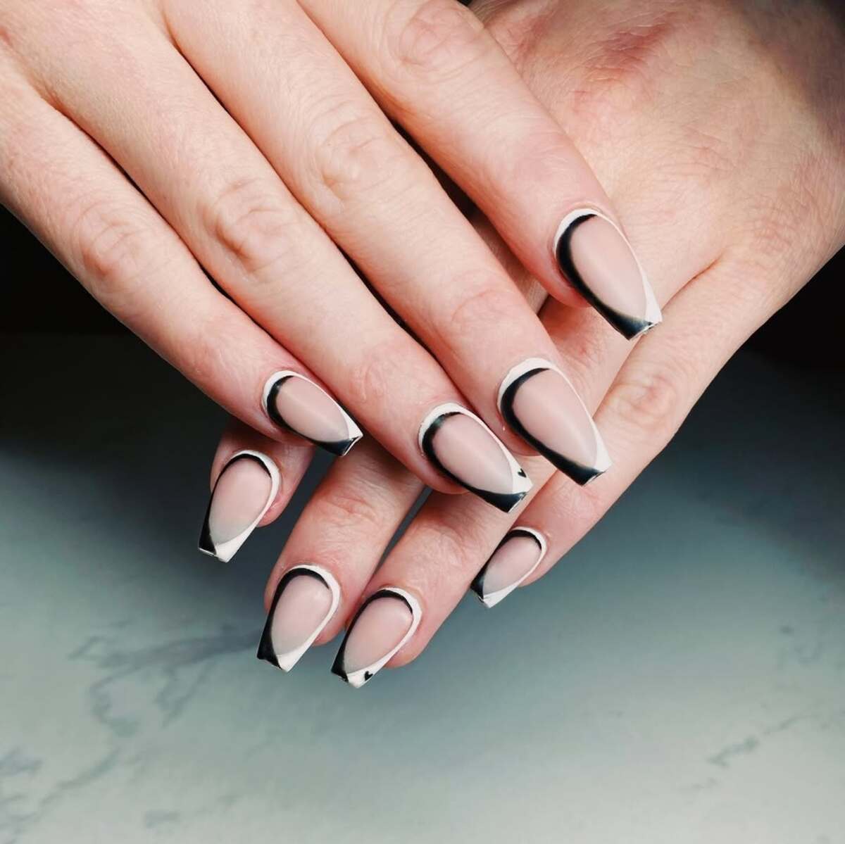 21. Modern Black and White French Illusion