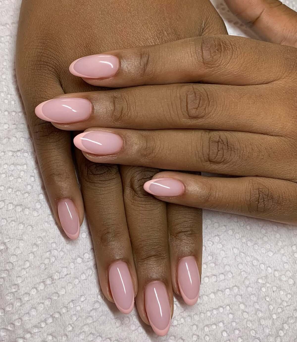 17. Soft Pink French Tips for a Natural Look