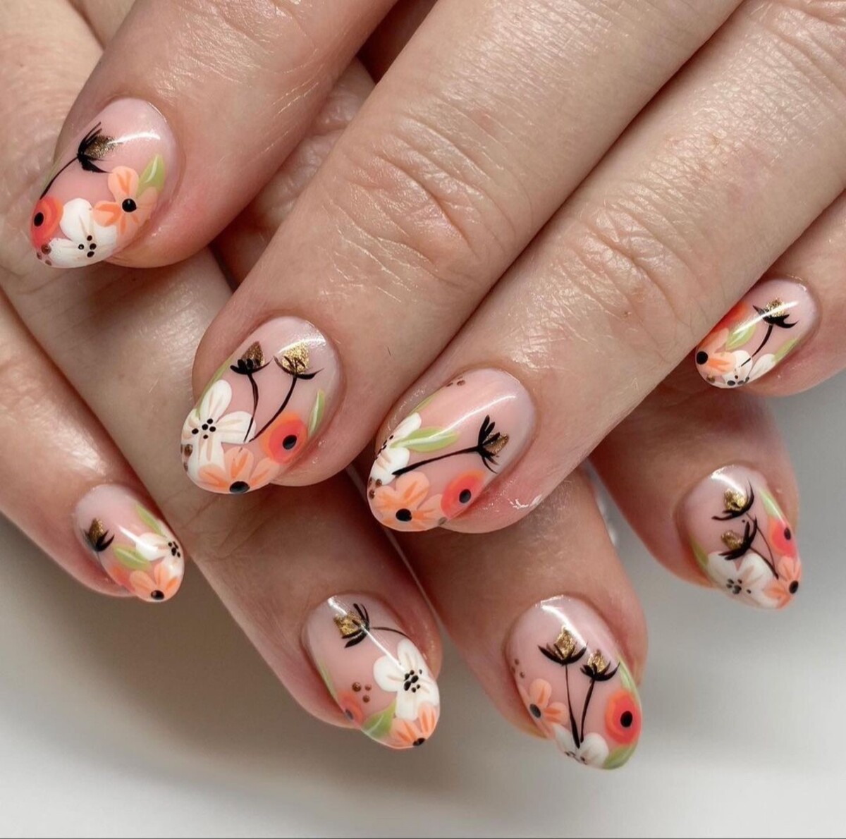 14. Delicate Peach Blossom Garden