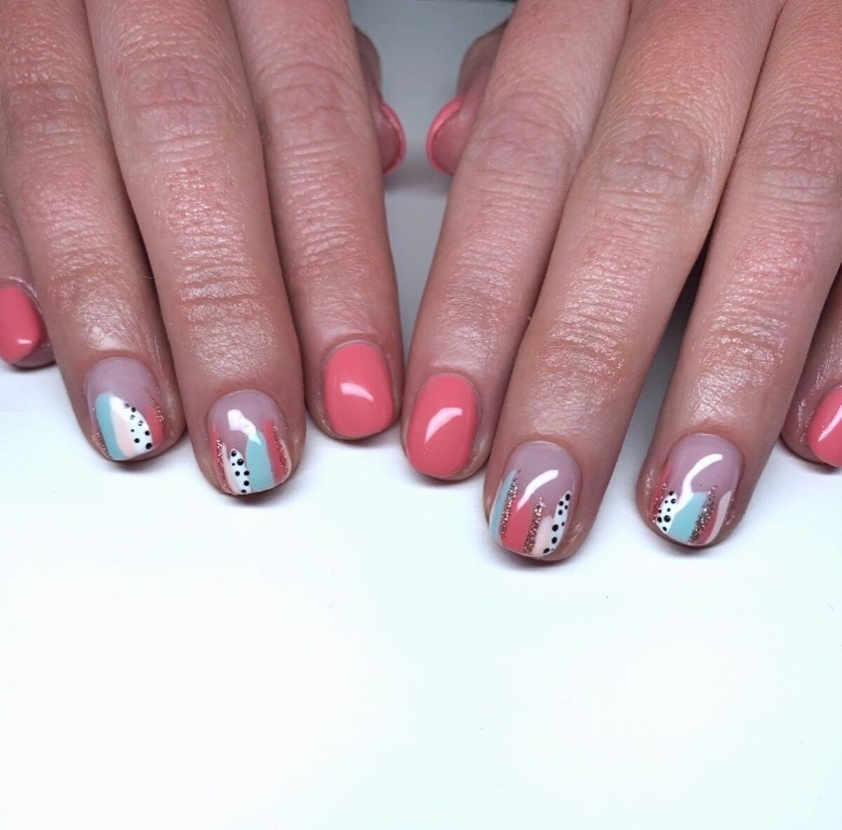 10. Artistic Swirls and Dots