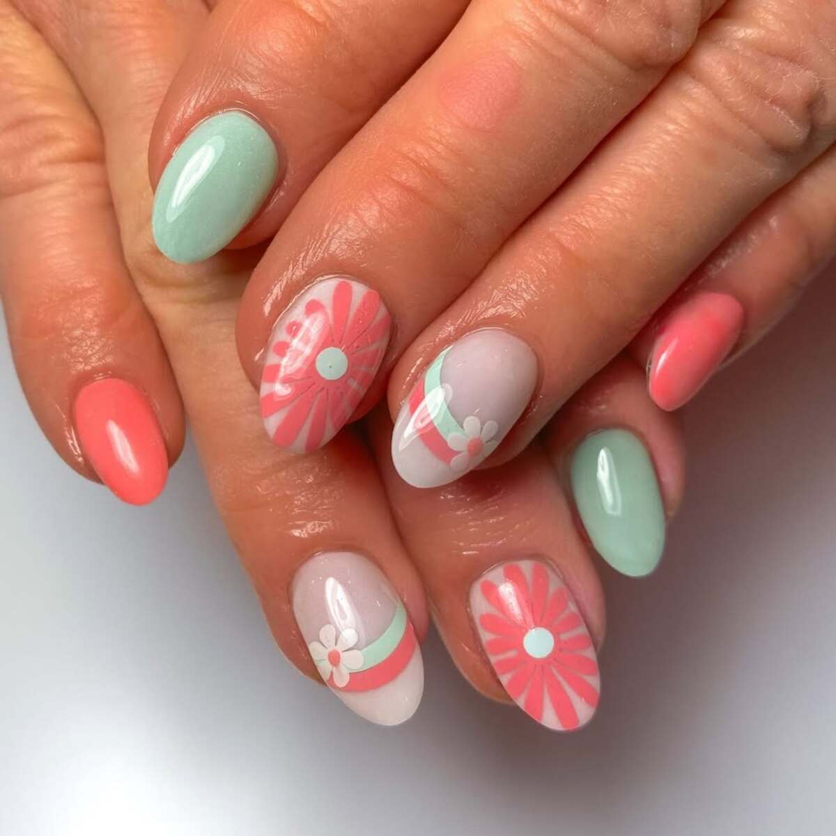 6. Soft Florals with a Retro Touch