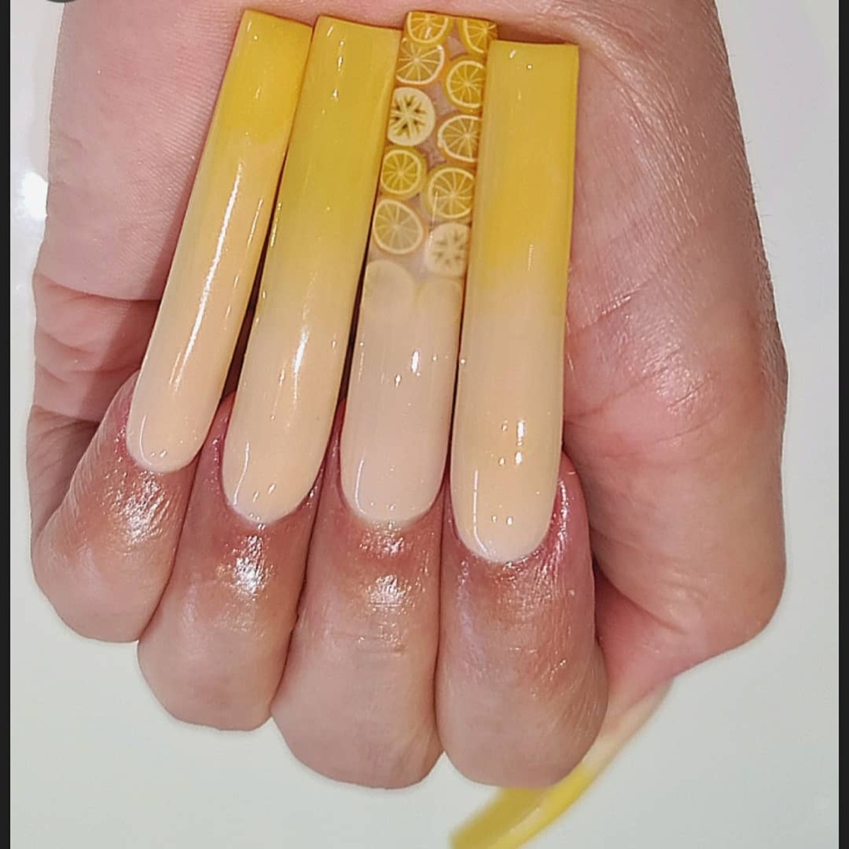 12. Zesty Lemon Ombre