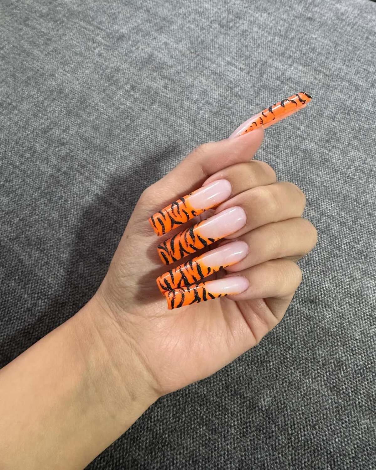 23. Fierce Tiger Stripe Design