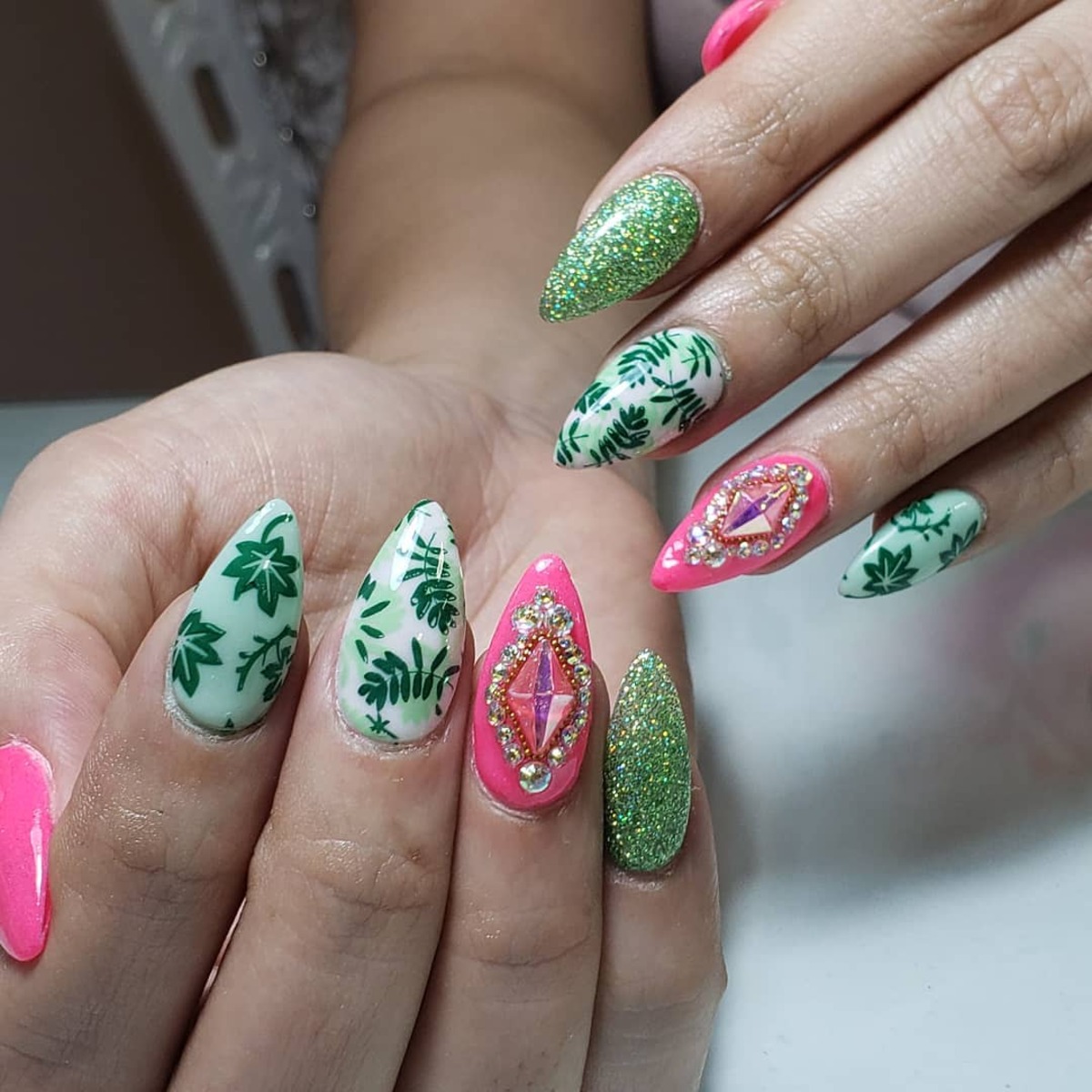 26. Jungle Glam with Sparkling Details