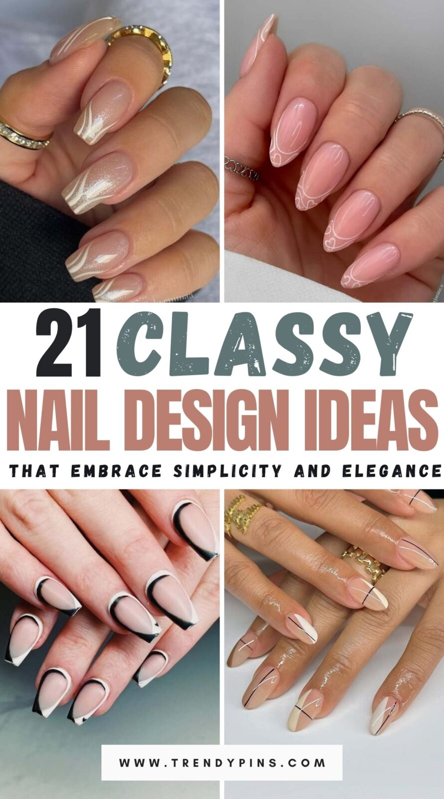 Classy Nail Designs Embrace Simplicity With Elegance