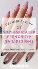 28 Elegant French Tip Nail Designs For Natural Nails You Must Try 5