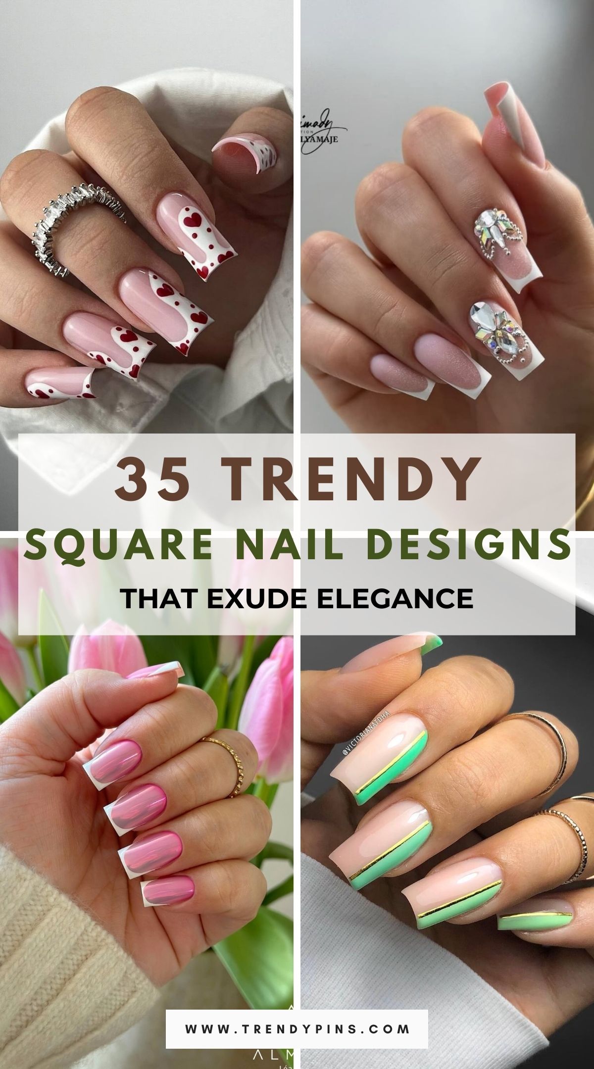 35 Stunningly Stylish Square Nail Designs Embrace Elegance 35 Stunningly Stylish Square Nail Designs Embrace Elegance
