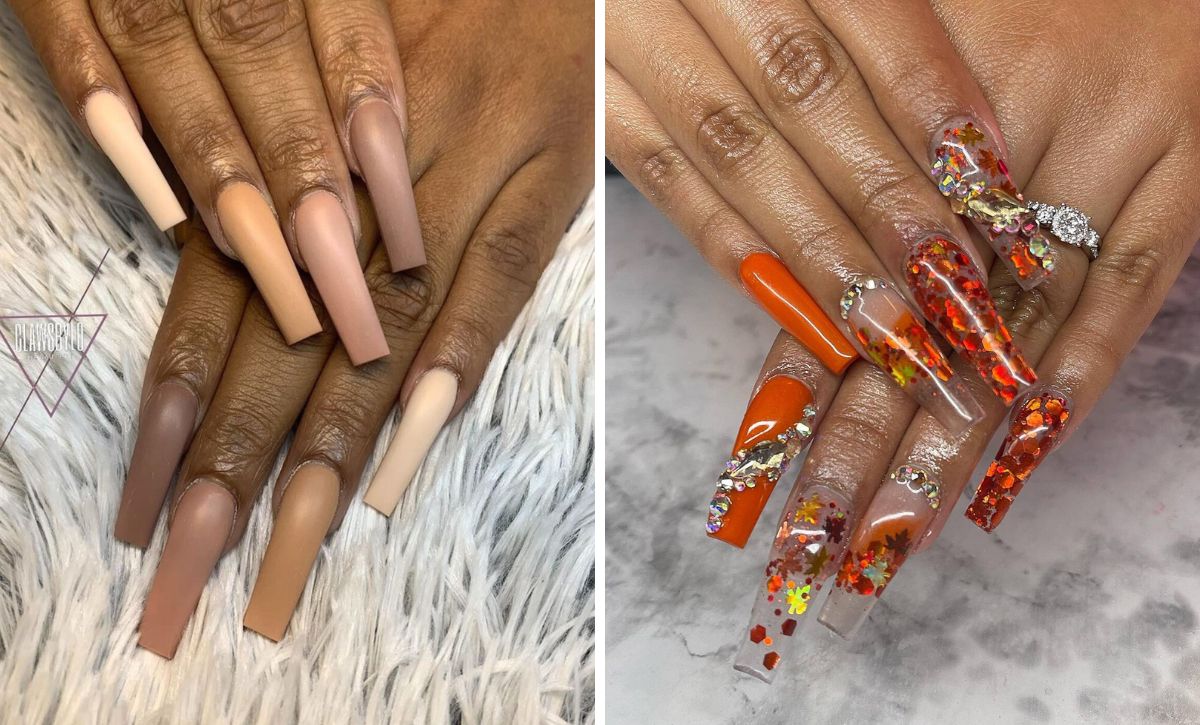 25 Stunning Fall Nail Colors Perfect For Brown Skin Tones
