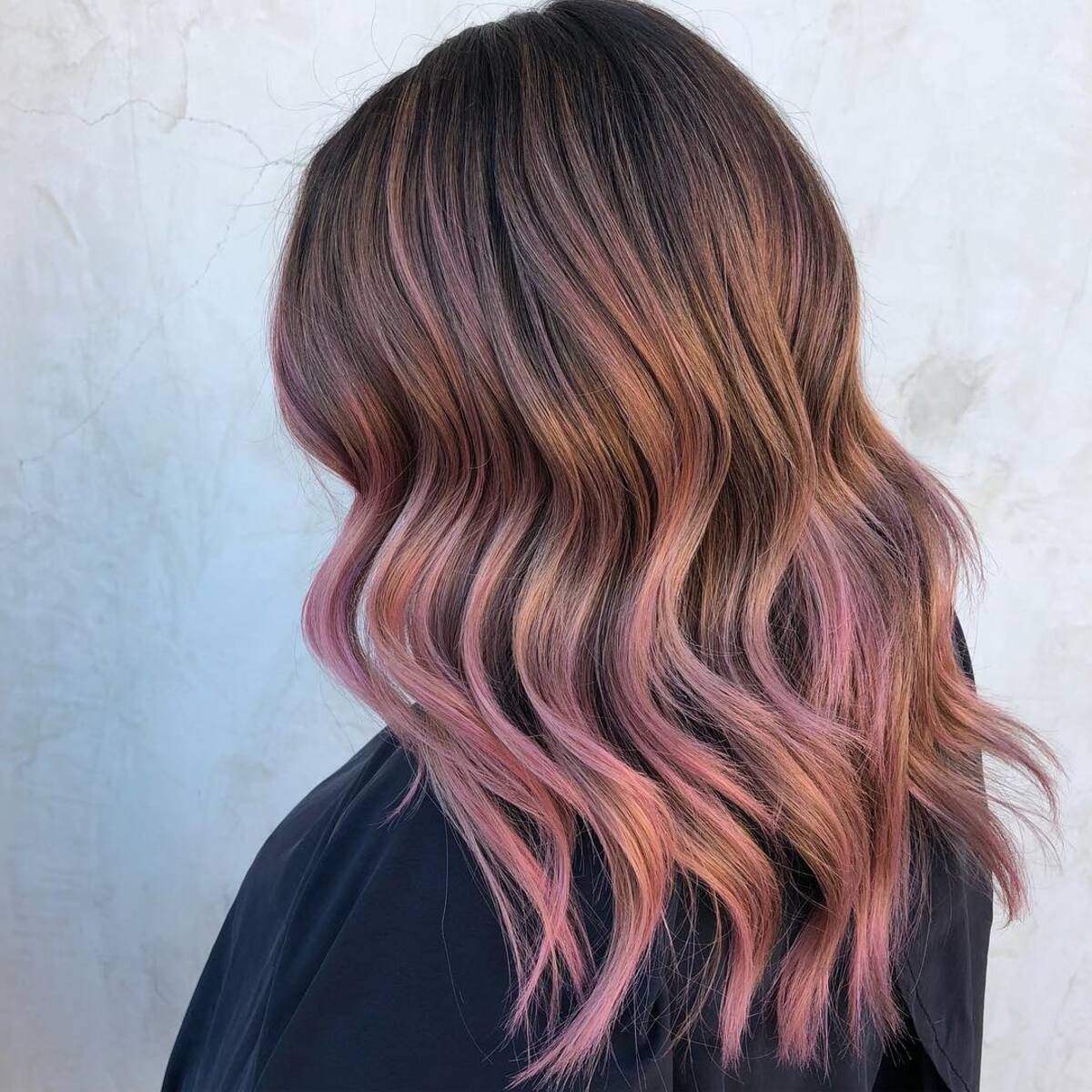 10. Rosewood Ombre with Smoky Mauve Ends