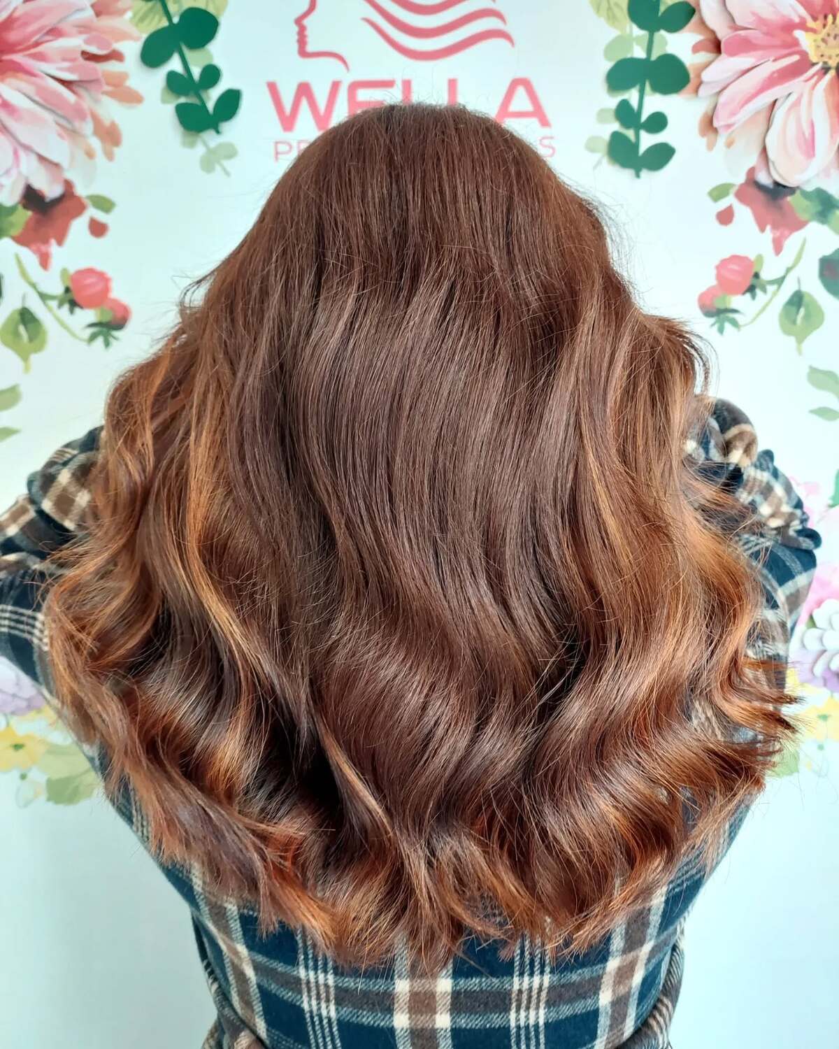 24. Soft Chestnut Ombre with Autumn Auburn Lows