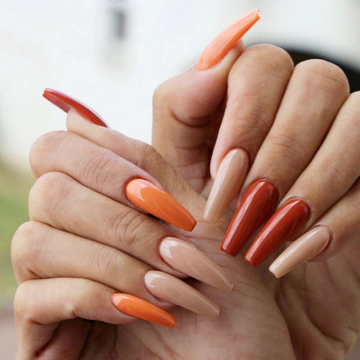10. Autumn Sunset Ombre in Glossy Neutrals