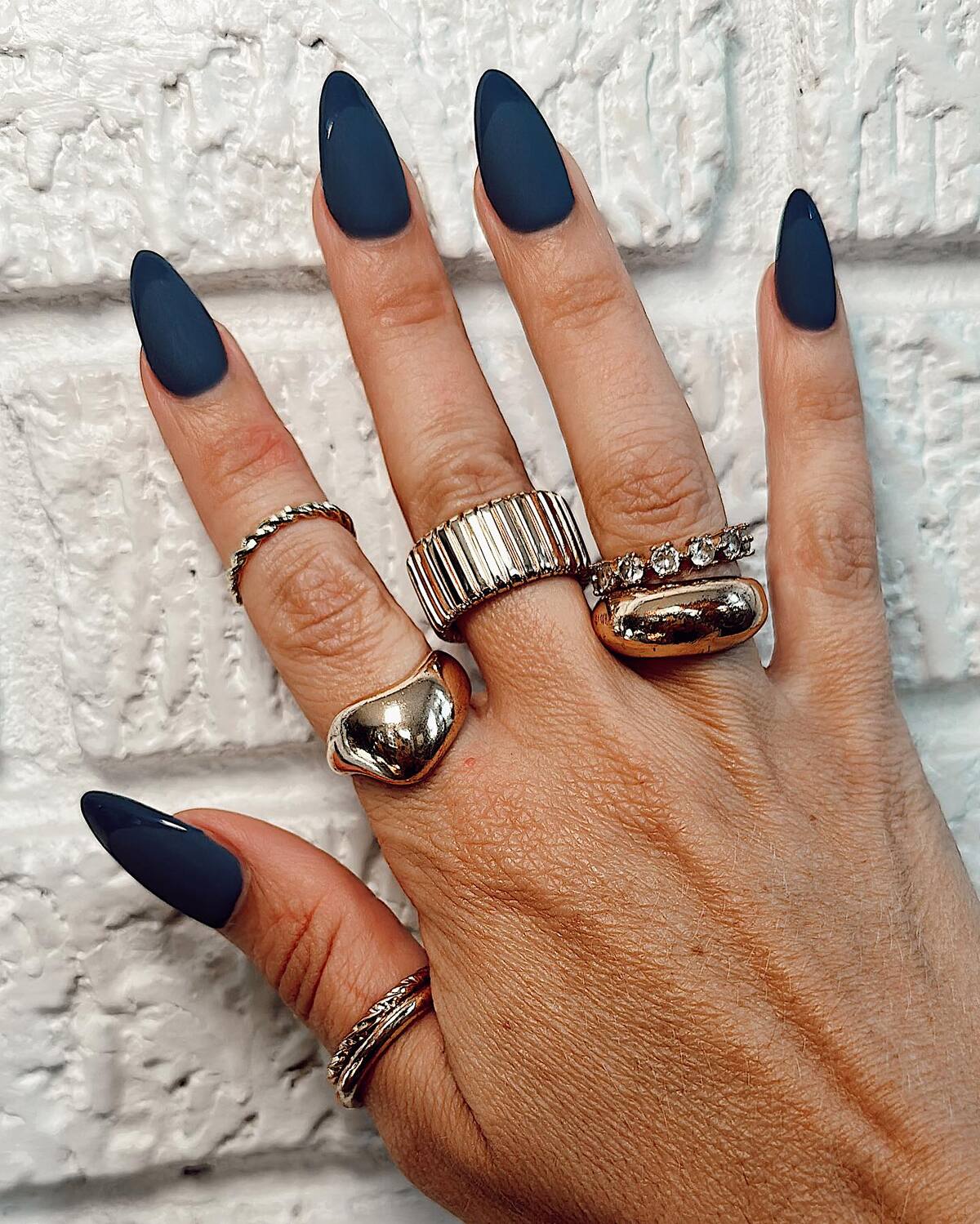 11. Deep Matte Navy for Bold Sophistication