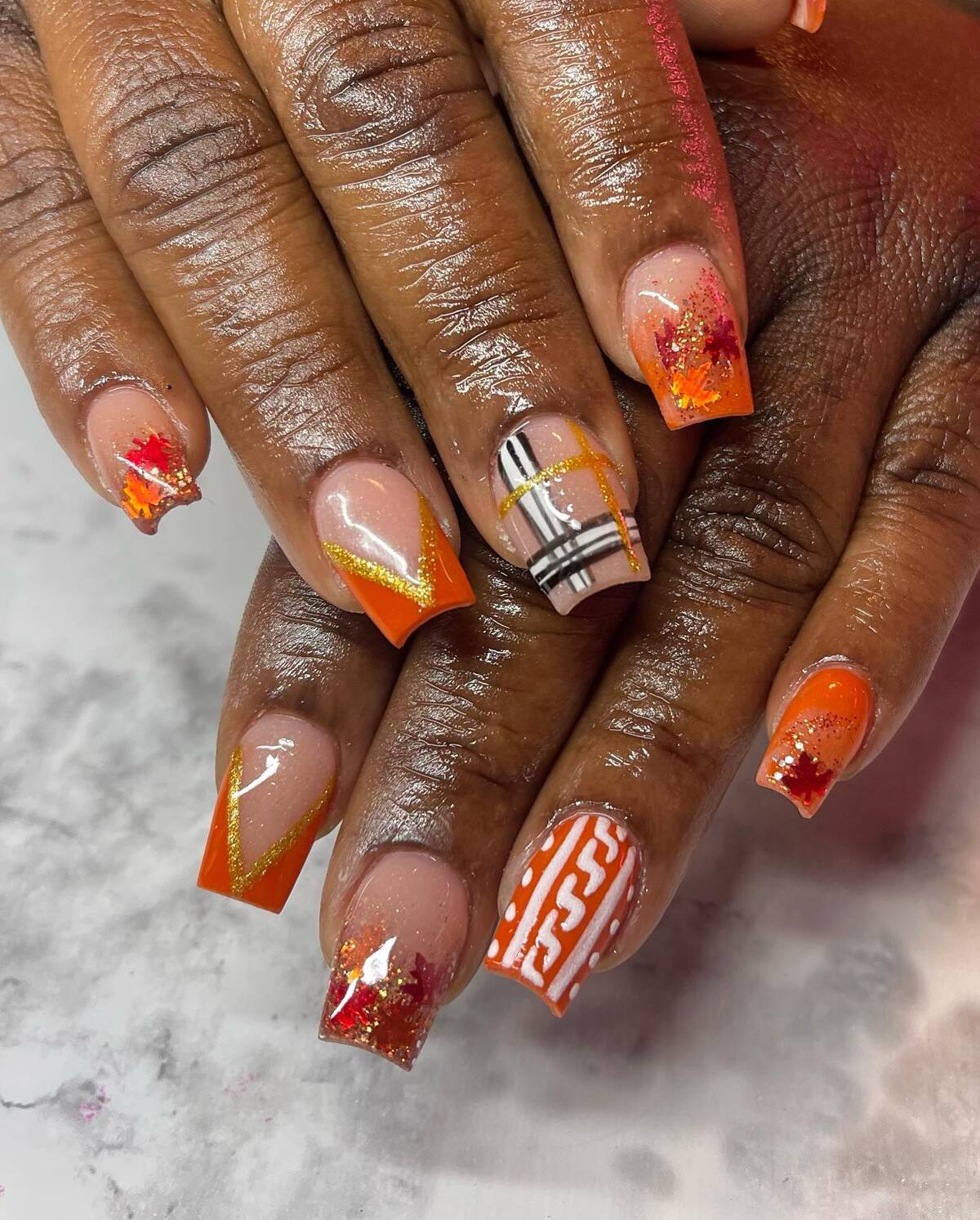23. Autumn Mix & Match with Plaid and Glitter