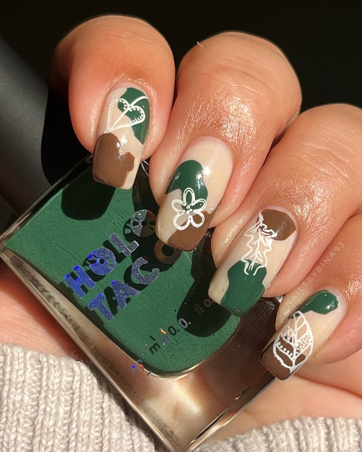 13. Earthy Neutrals with Whimsical Forest Charm