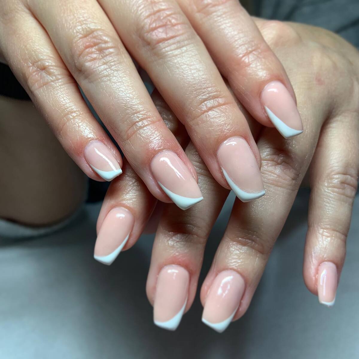 20. Modern Diagonal French for Timeless Sophistication