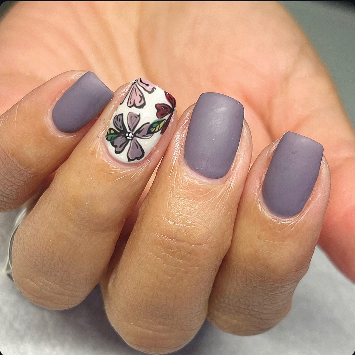 22. Dusty Mauve and Autumn Blooms