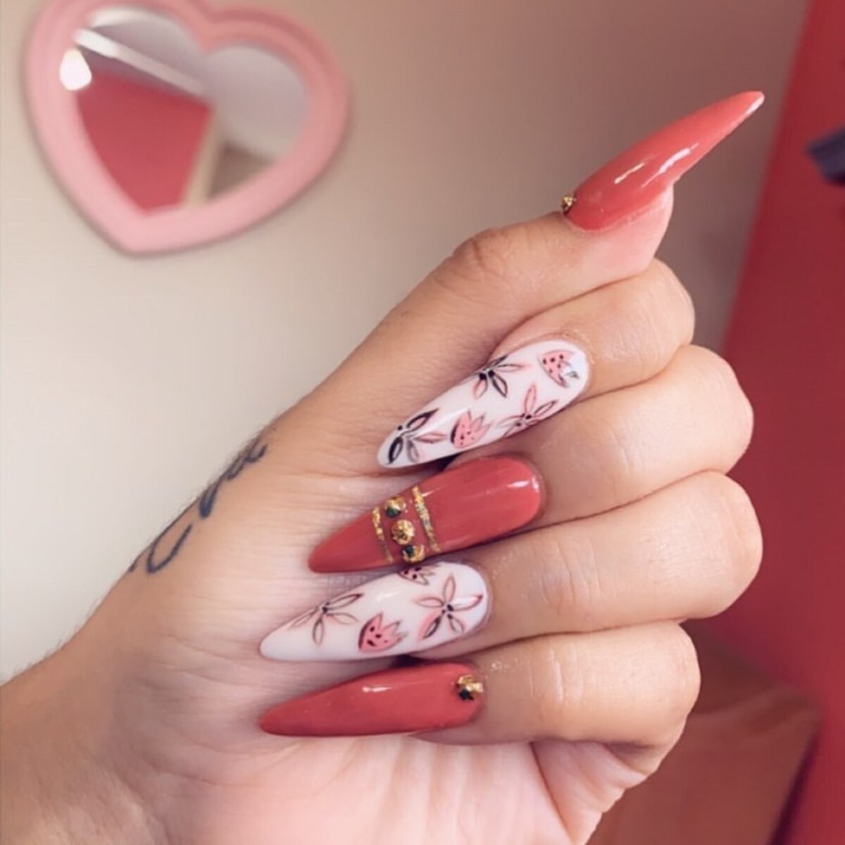 28. Fall Petals and Crimson Glam