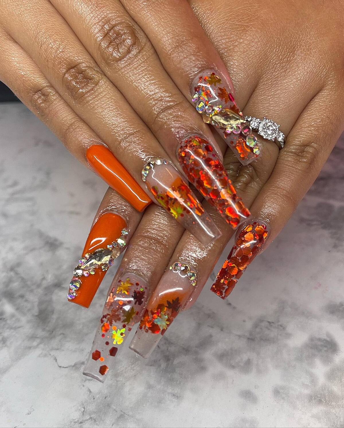9. Autumn Confetti with Glitz and Glam