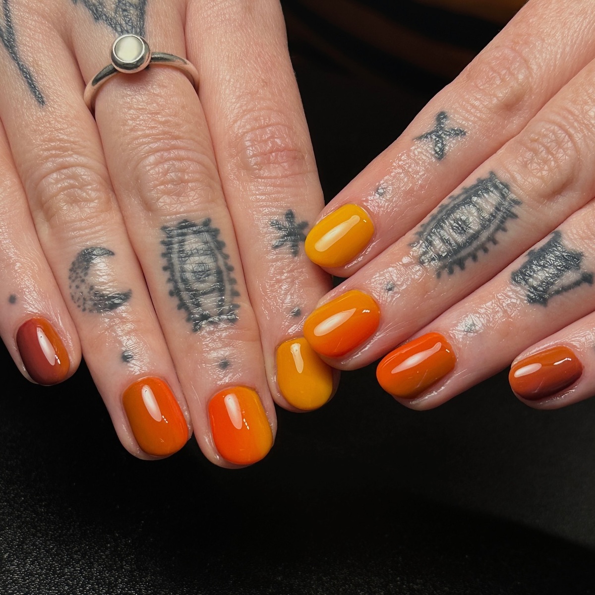 21. Sunset Ombre in Autumn Hues