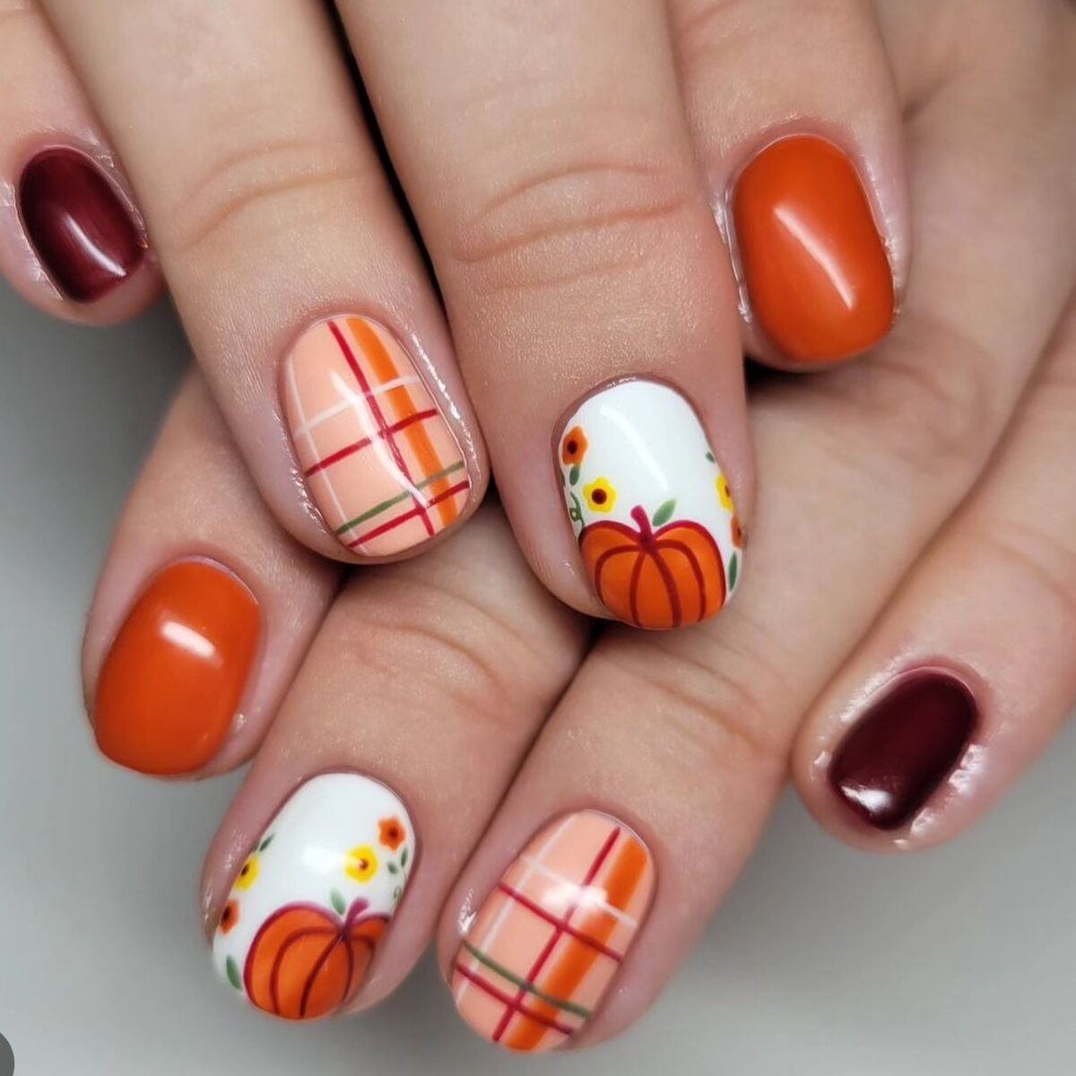 27. Pumpkin Spice and Plaid Delight