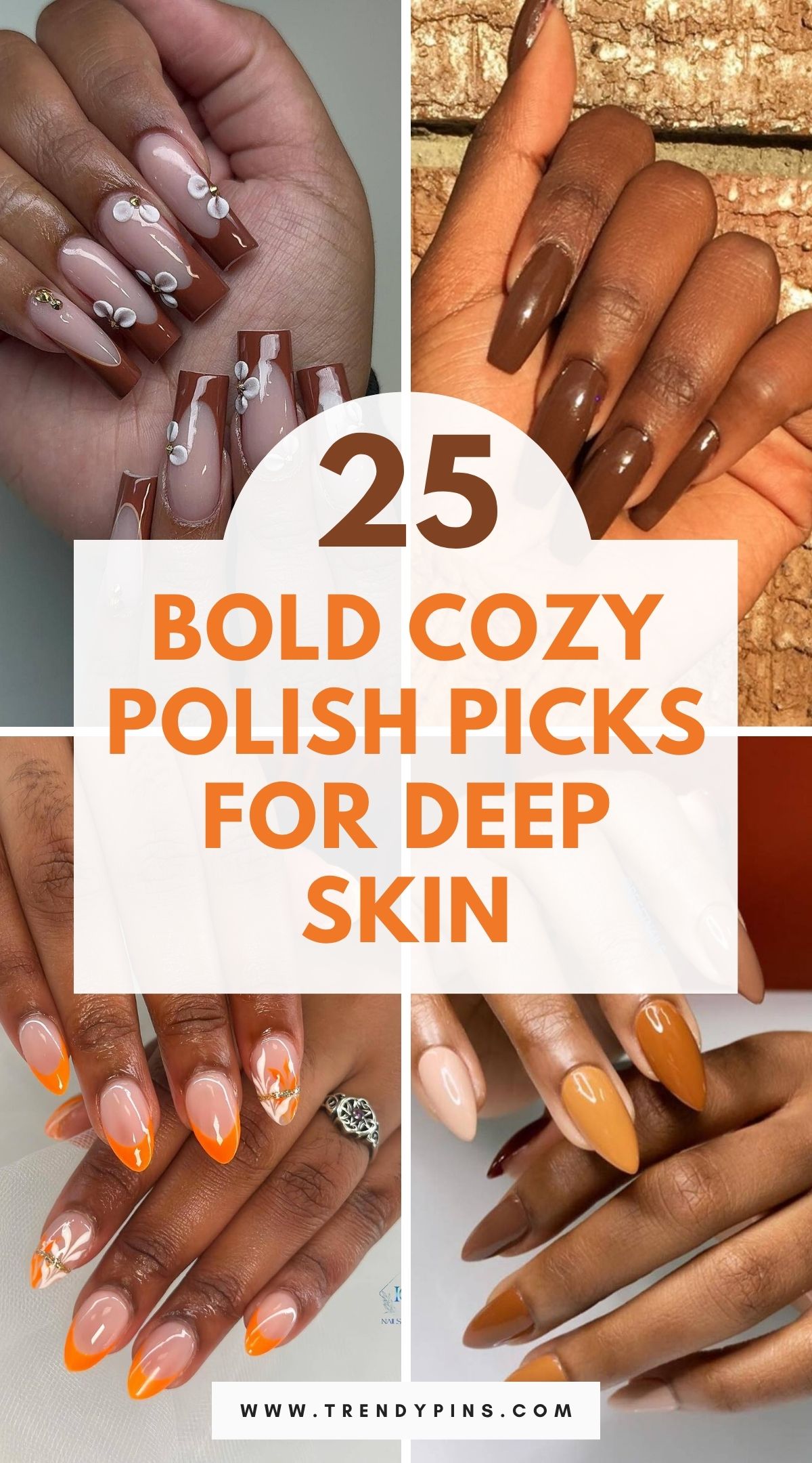 25 Stunning Fall Nail Colors Perfect For Brown Skin Tones 3