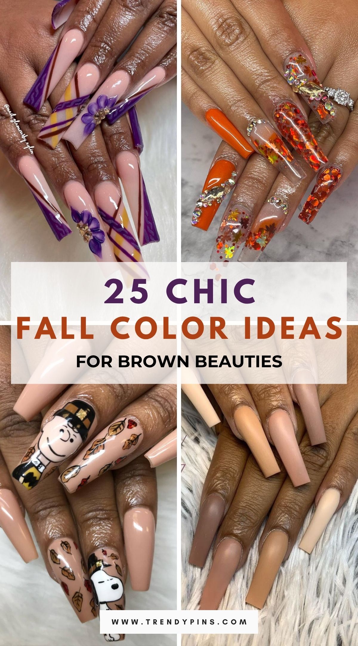 25 Stunning Fall Nail Colors Perfect For Brown Skin Tones 4