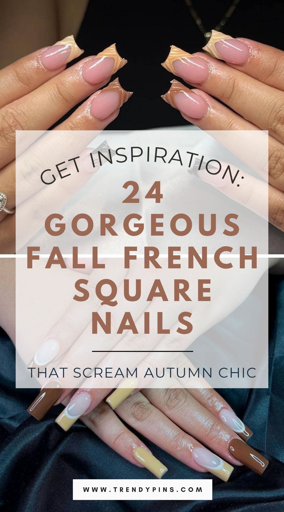 26 Stunning Fall French Square Nails Ideas To Inspire Your Next Manicure 5