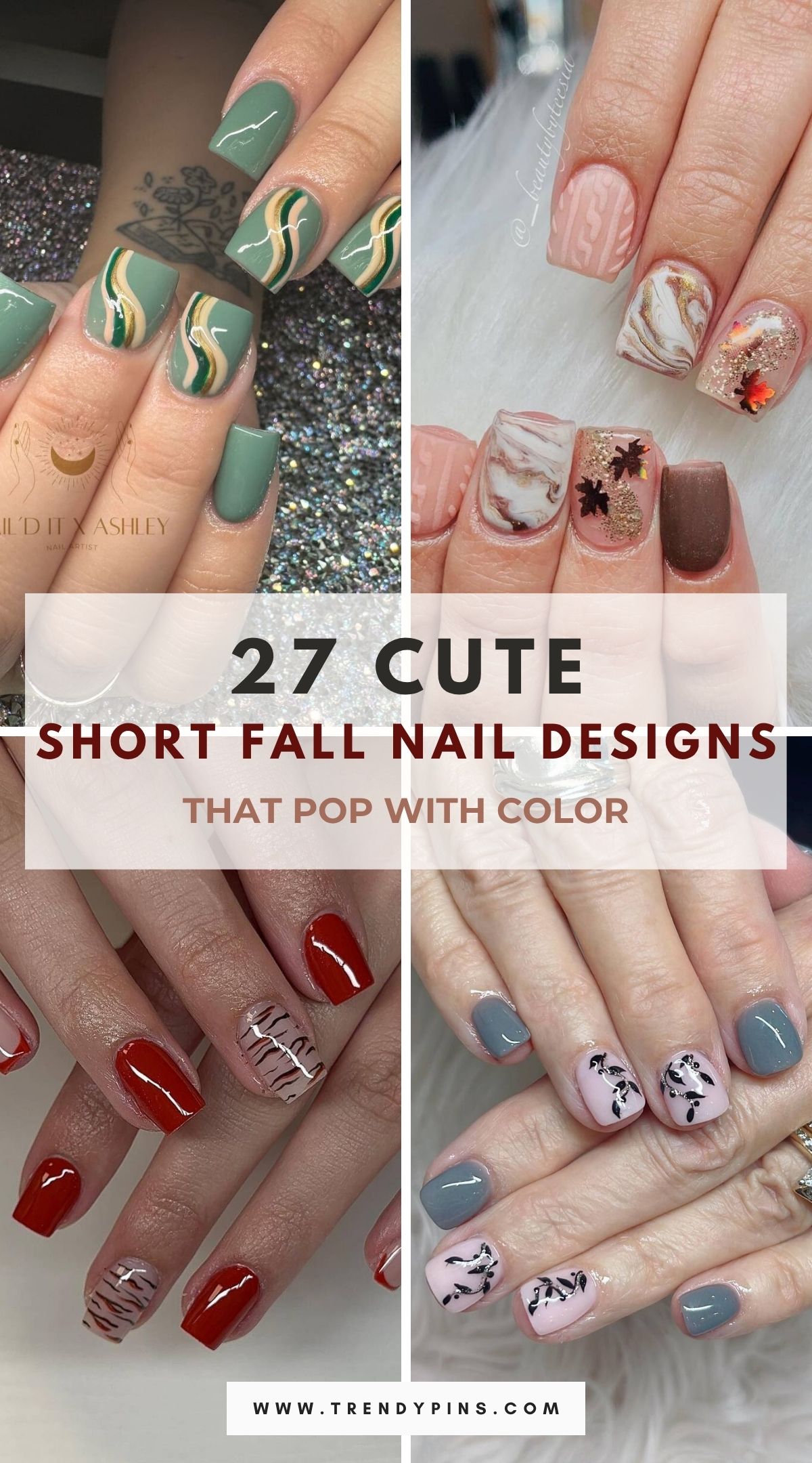 27 Stunning Short Fall Nail Designs To Inspire Your Next Manicure 4