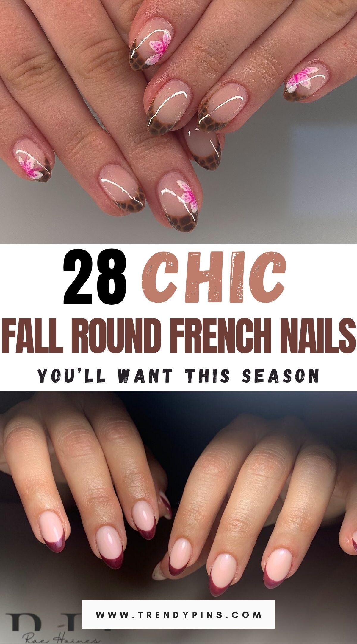 28 Stunning Fall Round French Nail Ideas To Inspire Your Next Manicure 2