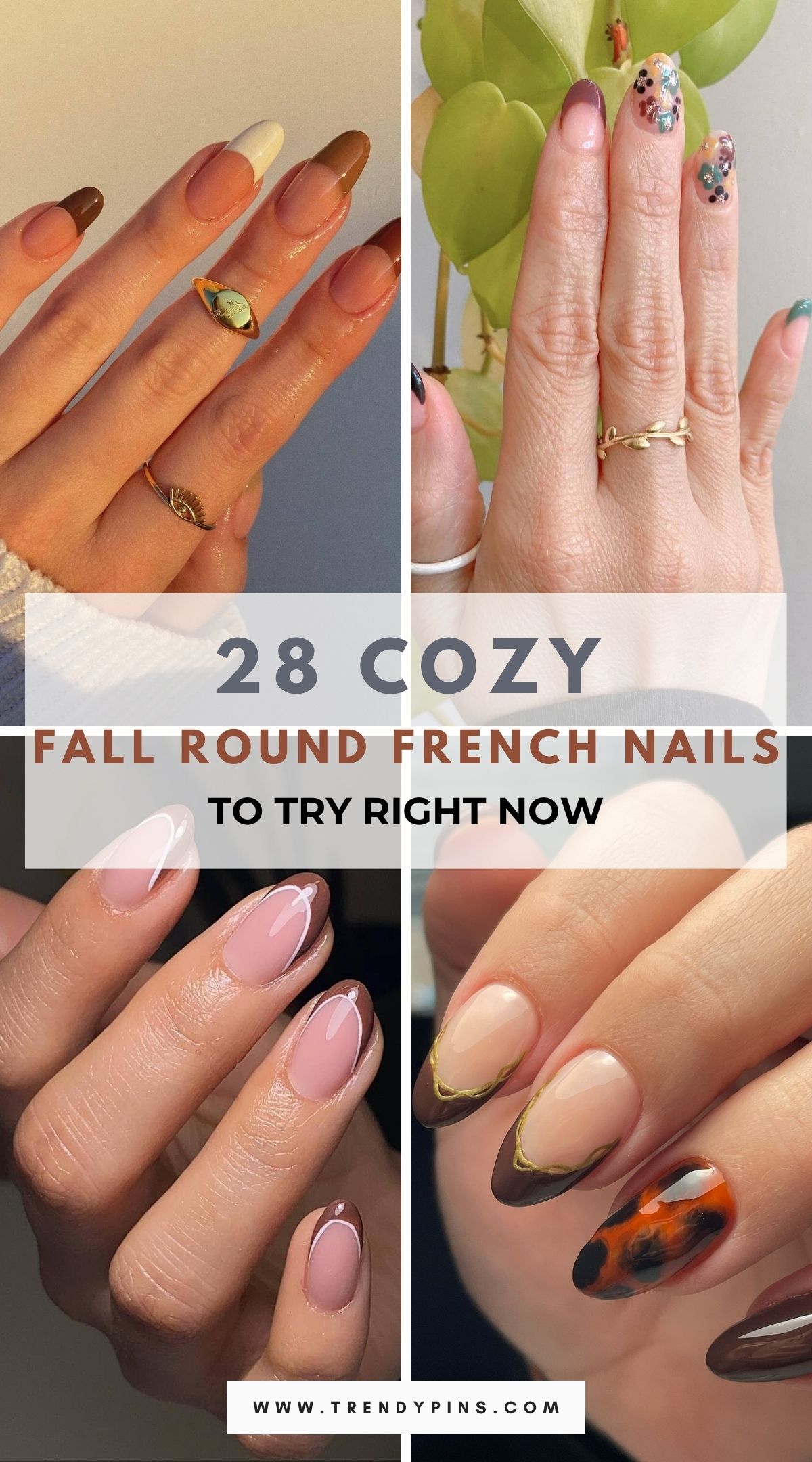 28 Stunning Fall Round French Nail Ideas To Inspire Your Next Manicure 4