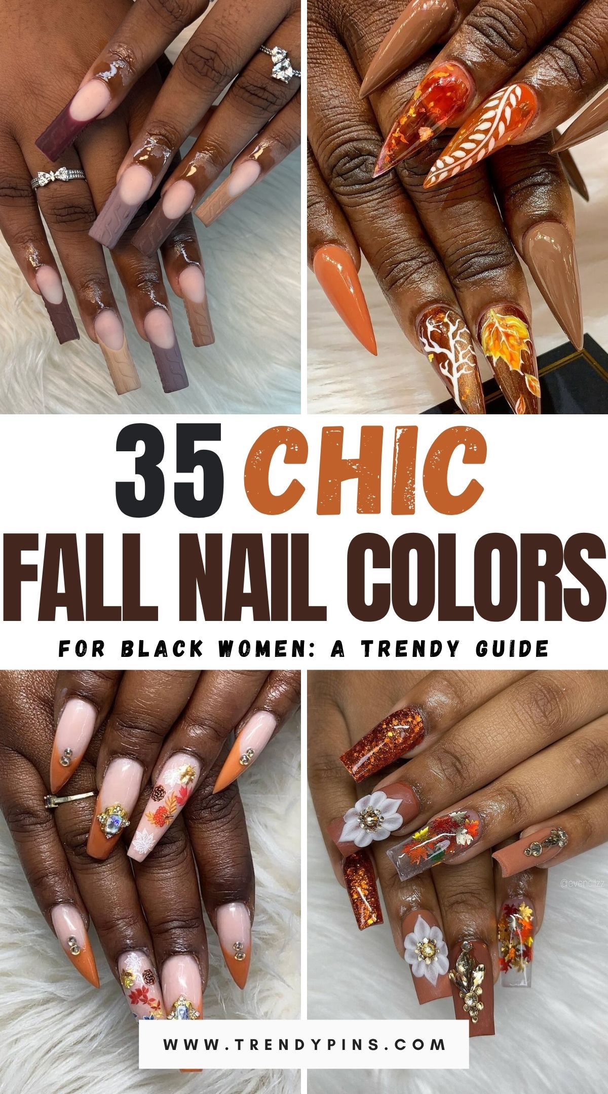 35 Chic Fall Nail Colors For Black Women A Trendy Guide 1
